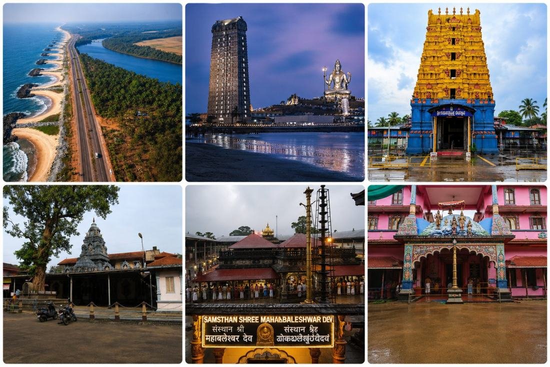 Kollur, Murudeshwar, Idagunji & Gokarna